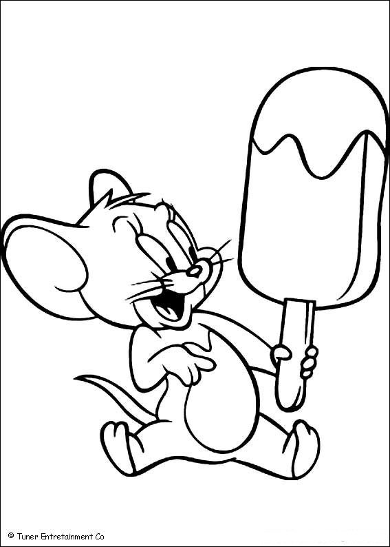 Bộ sưu tập tranh tô màu Tom và Jerry dễ thương cho bé  Tranh Tô Màu cho bé