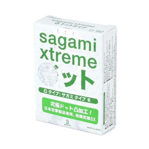 Bao cao su Sagami Xtreme White có gai (Hộp 3) 1