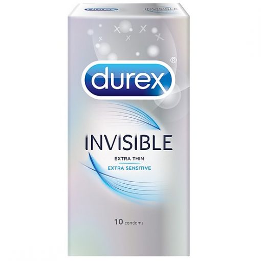 Bao Cao Su Durex Invisible Extra Thin Extra Sensitive (10 cái / hộp) 1