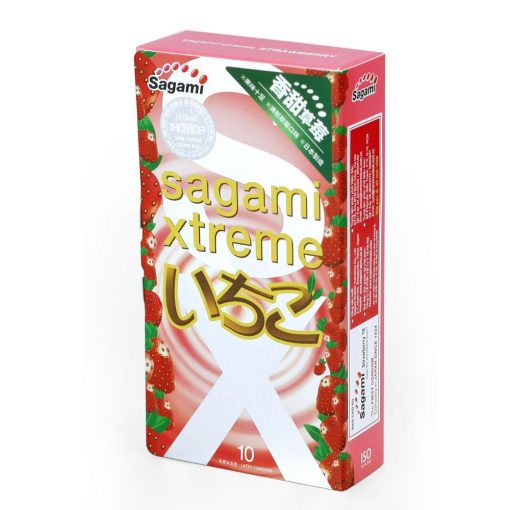 Bao Cao Su Sagami Xtreme Strawberry (Hộp 10) 1