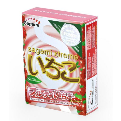 Bao cao su Sagami Xtreme Strawberry (Hộp 3) 1