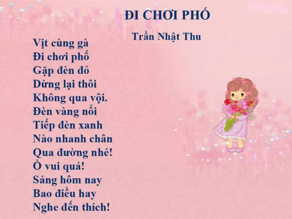 Những Bài Thơ Cho Trẻ Mầm Non 1, 2 3, 4, 5, 6 Tuổi Hay Nhất 21