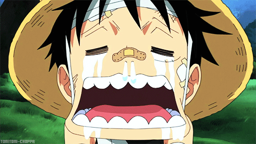 Luffy khóc nhè