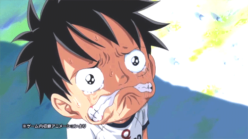 Luffy mếu khóc